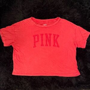 Victoria's Secret PINK Crop - Red XS